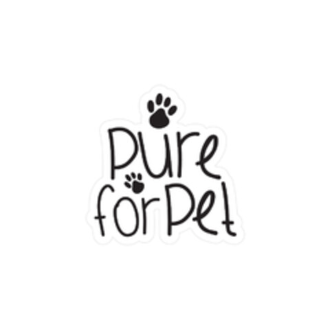 Pure for Pet Logo (EUIPO, 21.02.2020)