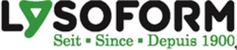 LYSOFORM Seit Since Depuis 1900 Logo (EUIPO, 08.07.2020)