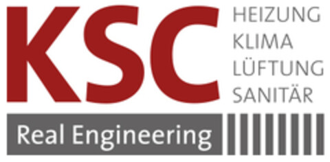 KSC Real Engineering Heizung Klima Lüftung Sanitär Logo (EUIPO, 12/16/2020)