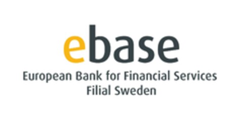 ebase European Bank for Financial Services Filial Sweden Logo (EUIPO, 23.12.2021)