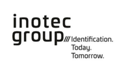 inotec group /// Identification. Today. Tomorrow. Logo (EUIPO, 09.02.2023)