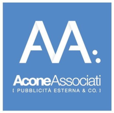 AA: AconeAssociati pubblicità esterna & co. Logo (EUIPO, 10/24/2023)