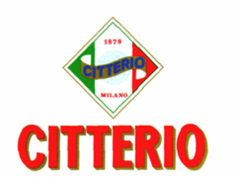 1878 CITTERIO MILANO Logo (EUIPO, 25.06.1996)