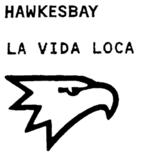 HAWKESBAY LA VIDA LOCA Logo (EUIPO, 07/19/1999)