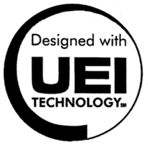 Designed with UEI TECHNOLOGY Logo (EUIPO, 18.10.1999)