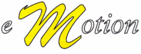 e Motion Logo (EUIPO, 02/14/2000)