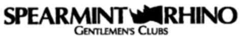 SPEARMINT RHINO GENTLEMEN'S CLUBS Logo (EUIPO, 29.08.2000)