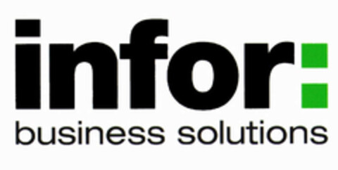 infor: business solutions Logo (EUIPO, 09/01/2000)