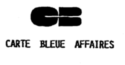 CB CARTE BLEUE AFFAIRES Logo (EUIPO, 23.10.2000)