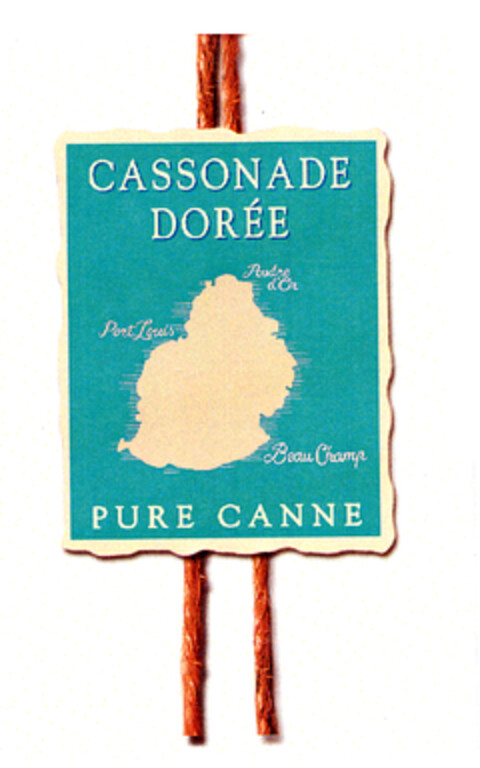 CASSONADE DORÉE PURE CANNE Logo (EUIPO, 10/02/2003)