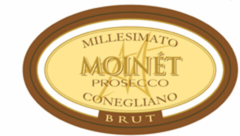 Millesimato MOINÉT Prosecco Conegliano BRUT Logo (EUIPO, 03.11.2005)