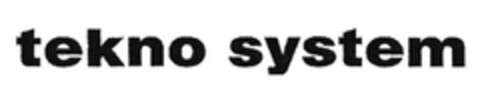 tekno system Logo (EUIPO, 16.11.2005)