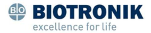 BIOTRONIK excellence for life Logo (EUIPO, 06/21/2007)