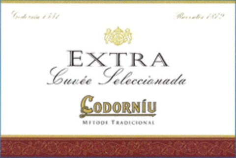 CODORNÍU EXTRA Logo (EUIPO, 06.11.2009)