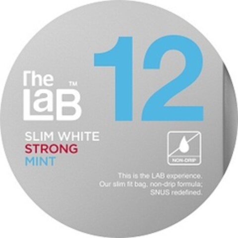 THE LAB 12 SLIM WHITE STRONG MINT Logo (EUIPO, 09.07.2014)