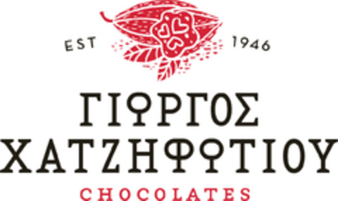 EST 1946 ΓΙΩΡΓΟΣ ΧΑΤΖΗΦΩΤΙΟΥ CHOCOLATES Logo (EUIPO, 23.06.2015)