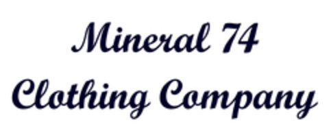 Mineral 74 Clothing Company Logo (EUIPO, 10.06.2016)