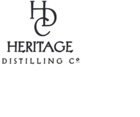 HDC HERITAGE DISTILLING CO Logo (EUIPO, 26.10.2017)