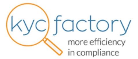 KYC factory more efficiency in compliance Logo (EUIPO, 24.09.2018)