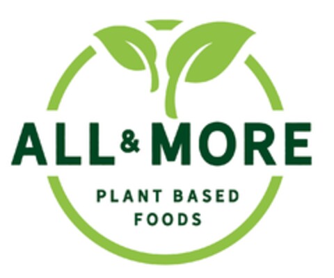 ALL& MORE PLANT BASED FOODS Logo (EUIPO, 01.03.2021)