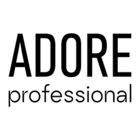 ADORE professional Logo (EUIPO, 04/18/2024)