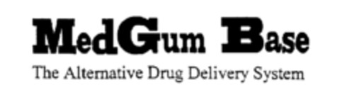 MedGum Base The Alternative Drug Delivery System Logo (EUIPO, 01.04.1996)