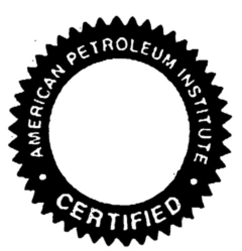 AMERICAN PETROLEUM INSTITUTE CERTIFIED Logo (EUIPO, 01.04.1996)