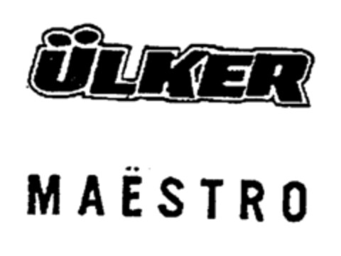 ÜLKER MAËSTRO Logo (EUIPO, 01.04.1996)