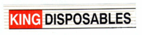 KING DISPOSABLES Logo (EUIPO, 26.08.1996)