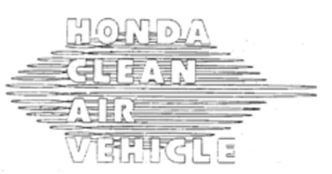 HONDA CLEAN AIR VEHICLE Logo (EUIPO, 13.03.1997)
