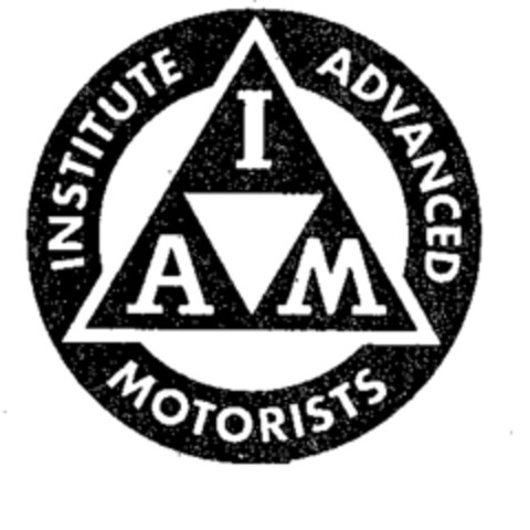IAM INSTITUTE ADVANCED MOTORISTS Logo (EUIPO, 11.05.2000)
