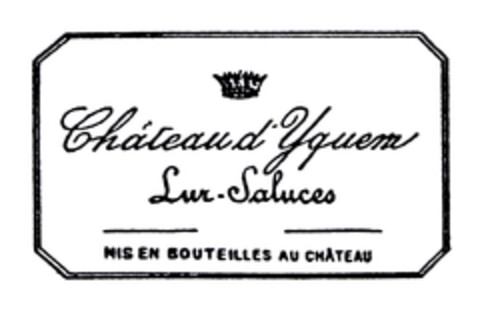Château d'Yquem Lur-Saluces MIS EN BOUTEILLES AU CHATEAU Logo (EUIPO, 30.10.2003)