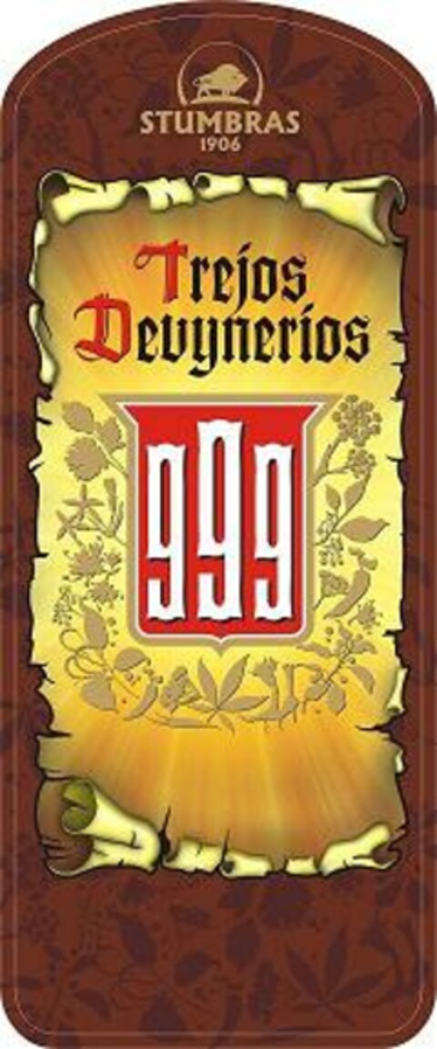 STUMBRAS 1906 Trejos Devynerios 999 Logo (EUIPO, 07.06.2005)