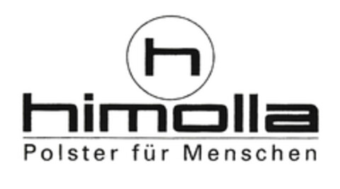 h himolla Polster für Menschen Logo (EUIPO, 08/03/2005)