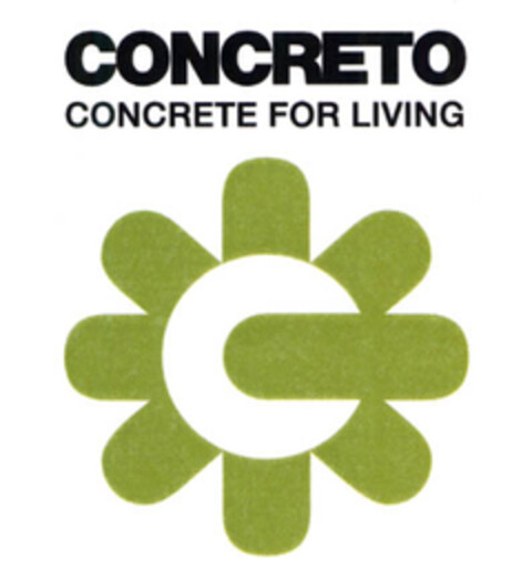 CONCRETO CONCRETE FOR LIVING Logo (EUIPO, 20.09.2005)