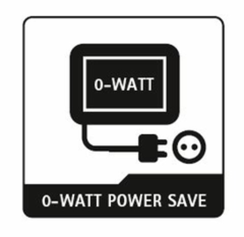 0-WATT 0-WATT POWER SAVE Logo (EUIPO, 15.07.2008)
