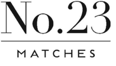 No. 23 MATCHES Logo (EUIPO, 14.10.2011)