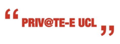 "PRIV@TE-E UCL" Logo (EUIPO, 04.05.2012)