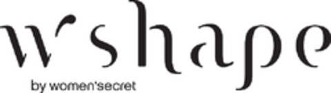 W SHAPE BY WOMEN'SECRET Logo (EUIPO, 14.05.2012)