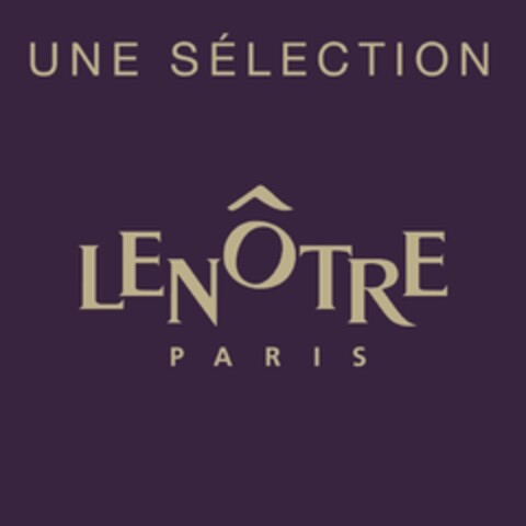 UNE SELECTION LENOTRE PARIS Logo (EUIPO, 07/02/2012)