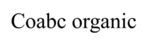 Coabc organic Logo (EUIPO, 10/08/2015)