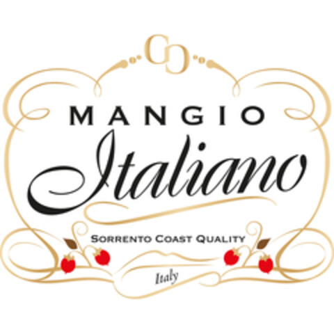 Mangio Italiano Sorrento Coast Quality Italy Logo (EUIPO, 02/05/2016)