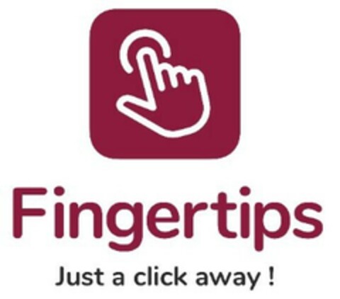 Fingertips Just a click away! Logo (EUIPO, 14.05.2020)