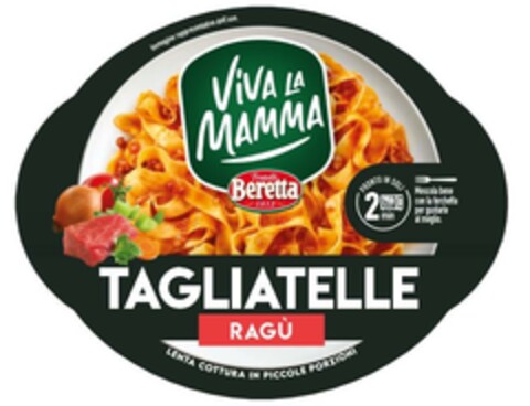 VIVA LA MAMMA Fratelli Beretta 1812 TAGLIATELLE RAGÙ Logo (EUIPO, 09.10.2023)