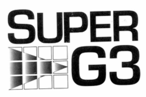 SUPER G3 Logo (EUIPO, 09.04.1997)