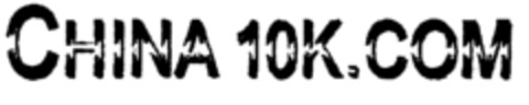 CHINA 10K.COM Logo (EUIPO, 04/18/2000)