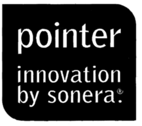 pointer innovation by sonera. Logo (EUIPO, 29.06.2001)