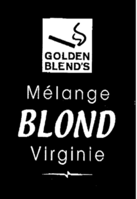 GOLDEN BLEND'S Mélange BLOND Virginie Logo (EUIPO, 05.06.2002)