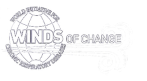 WINDS OF CHANGE WORLD INITIATIVE FOR CHRONIC RESPIRATORY DISEASES Logo (EUIPO, 24.09.2003)