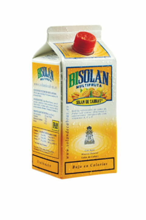 BISOLAN MULTIFRUTA SOLAN DE CABRAS Logo (EUIPO, 10/28/2003)